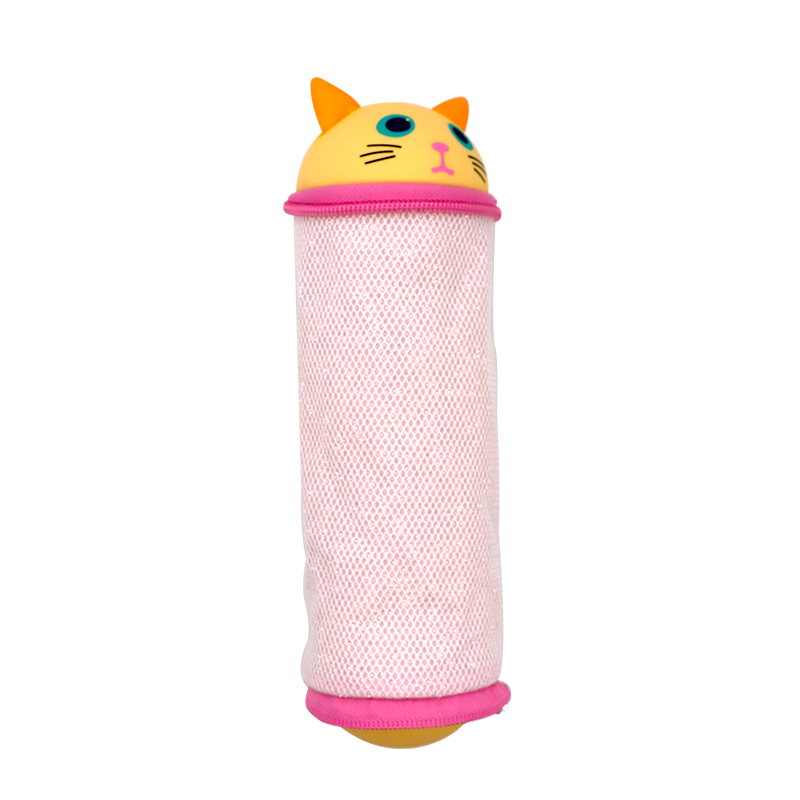 Silicone Mixed with Mesh Pencil Pouch  